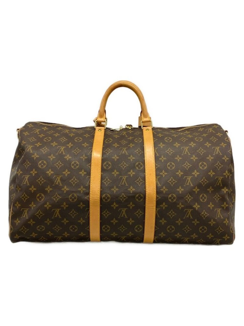 Louis Vuitton Boston Bag Monogram Keepall Bandouliere 55 - Picture 3 of 15